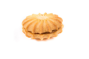 Cookies on a white background