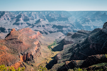 Picturesque rock Ship. Attractions Grand Canyon Village