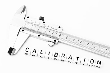 Calibration with a caliper