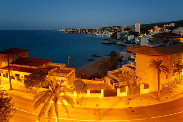 Fototapeta premium Cala Mayor resort at dawn