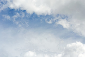 Obraz premium Blue sky with clouds background lines intersect.