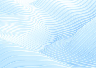 Abstract white wave background.