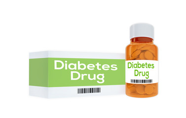 Diabetes Drug concept