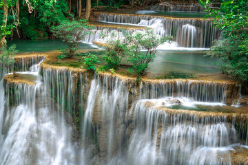 Beautiful waterfall  landscape in Thailand