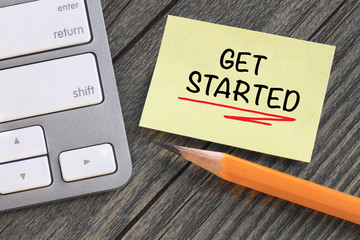 concept of get started