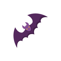 Bat icon for web. Isolated on white background.