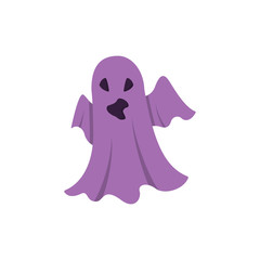 Ghost Cartoon Halloween Character.