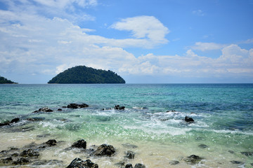 Beautiful beach and stone at Khai Island, Andaman Thailand