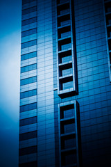 detail shot of modern architecture facade,business concepts ,shot in city of China.