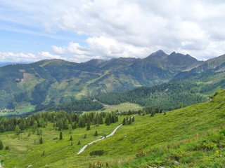 View from Planai, Schladming, Steiermark, Austria, Europe