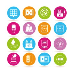 Fototapeta premium power and energy icons