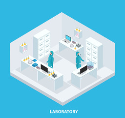Isometric Medical Research Concept