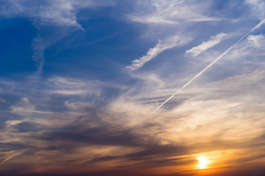 Blue Sky In The Evening