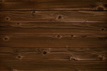 Obraz na płótnie Canvas Hintergrund: Braunes Holz mit Holzmaserung