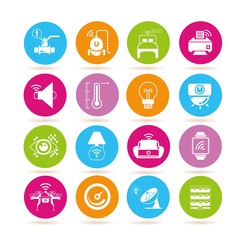 smart home icons, internet of things icons