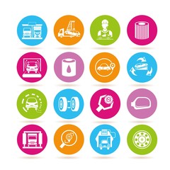 car service icons