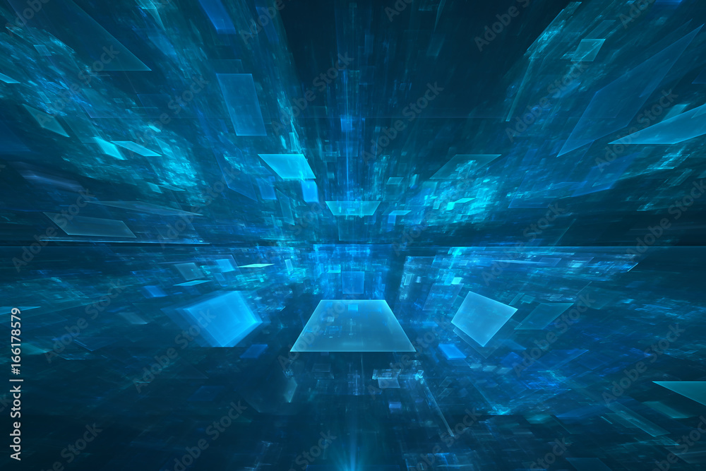Aufkleber digital technology abstract background