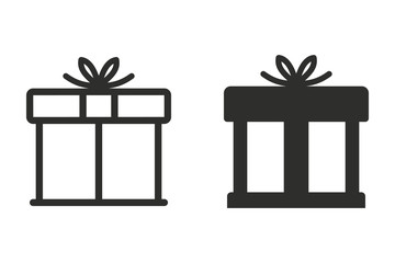 Gift Box vector icon.