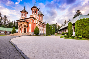 Fototapeta na wymiar Sinaia Monastery, Romania - Prahova Valley