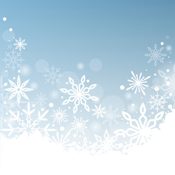 Snowflake background illustration