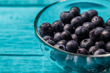 Fresh blueberry in a bowl.