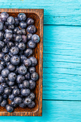 Fresh blueberry in a bowl.