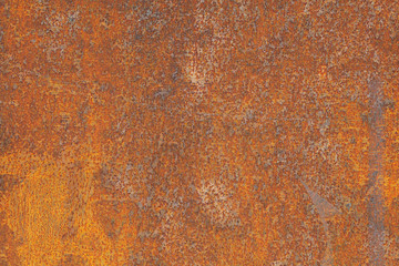 Rusty steel background; close-up