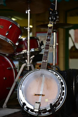 Fototapeta premium instrument à corde sur scène