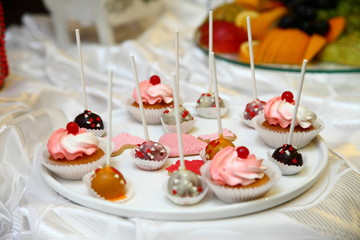 Dessert table/ Dessert table with ornaments