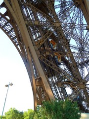 Elevator cabin in Eiffel Tower - 166190151