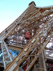 Elevator cabin in Eiffel Tower - 166190195