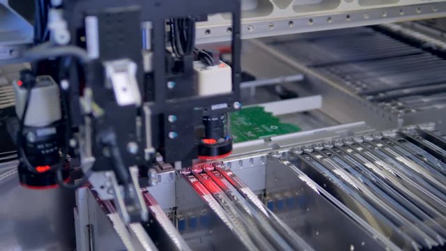 Circut Board machine Produces Printed digital electronic board.