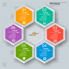 Abstract 3D Paper Infographics