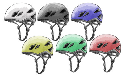 Kletterhelm versch. Farben