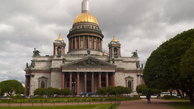 Saint Isaac's Cathedral on Saint Isaac's Square in St. Petersburg Russia