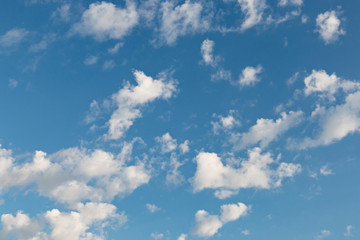 Blue sky with clouds background