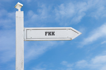 Schild 130 - FKK
