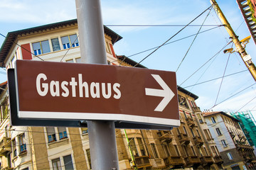 Fototapeta premium Schild 223 - Gasthaus