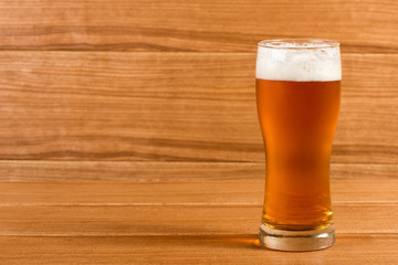 A glass of beer