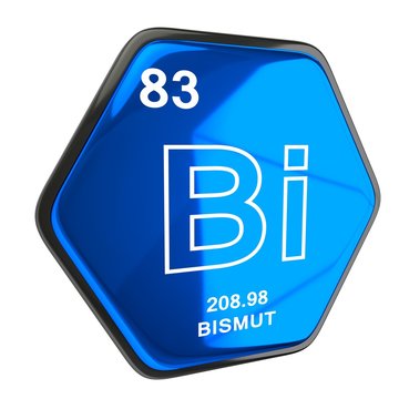 Bismut Element blau