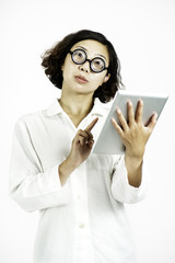 Digital Geeky Nerd Girl