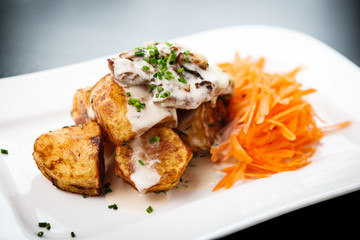 Chicken Stuffed with cream cheese