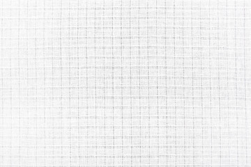 White checkered material background. Checkered texture pattern top view.