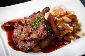 Pork with potato