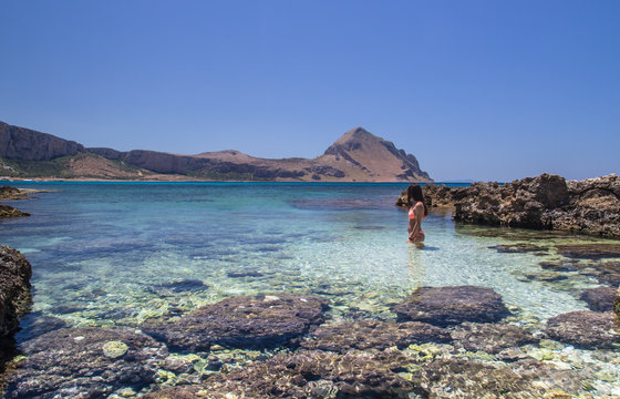 Ragazza al Mare Golfo di Macari (Trapani) Sicilia