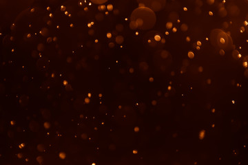 bokeh background orange