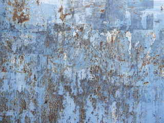 rust on metal wall texture