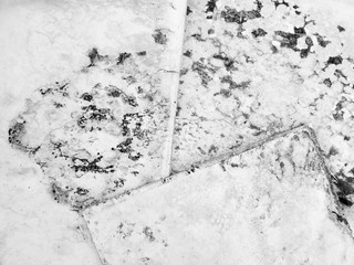 Pile of old sheets of gypsum