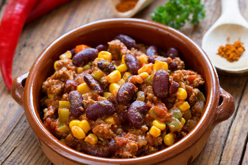 feuriges Chili con Carne