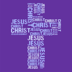 Jesus Christ Purple